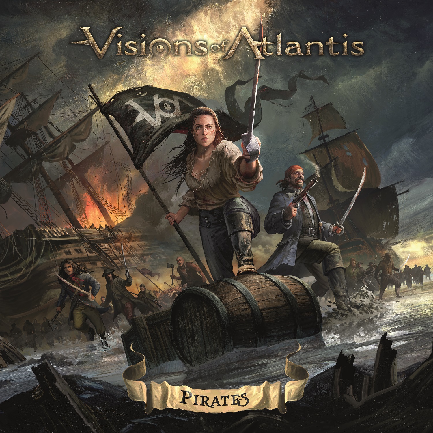 cover of the album Pirates by Visions of Atlantis