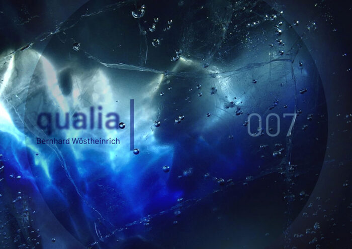 Bernhard Wöstheinrich - Qualia 007. Blue Ice, color and light image by Steven Leak, Peterborough, Ontario, Canada