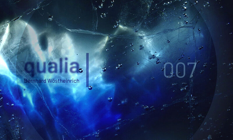 Bernhard Wöstheinrich - Qualia 007. Blue Ice, color and light image by Steven Leak, Peterborough, Ontario, Canada