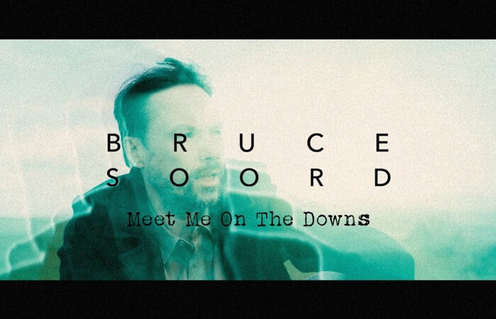 Bruce Soord - Meet Me On The Downs video still. A faded image of Soord.
