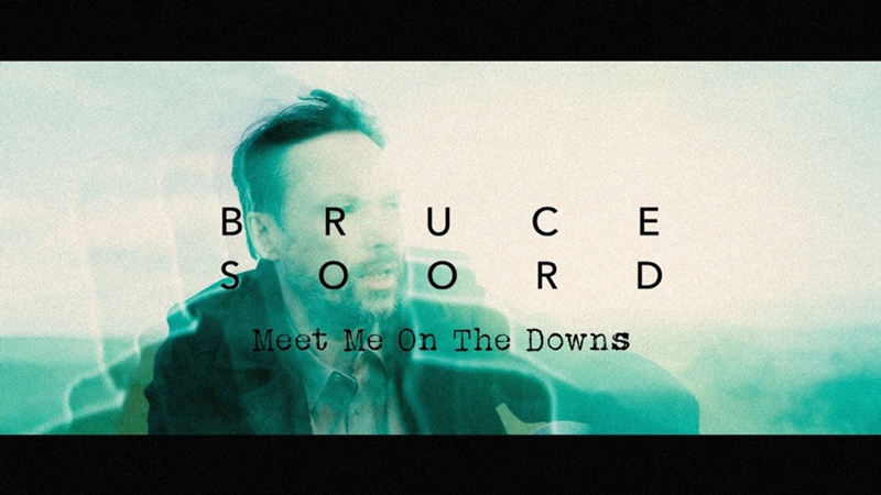 Bruce Soord - Meet Me On The Downs video still. A faded image of Soord.