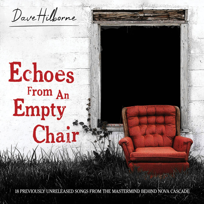 cover artwork. An image of a red chair outdoors, right in front of a window.