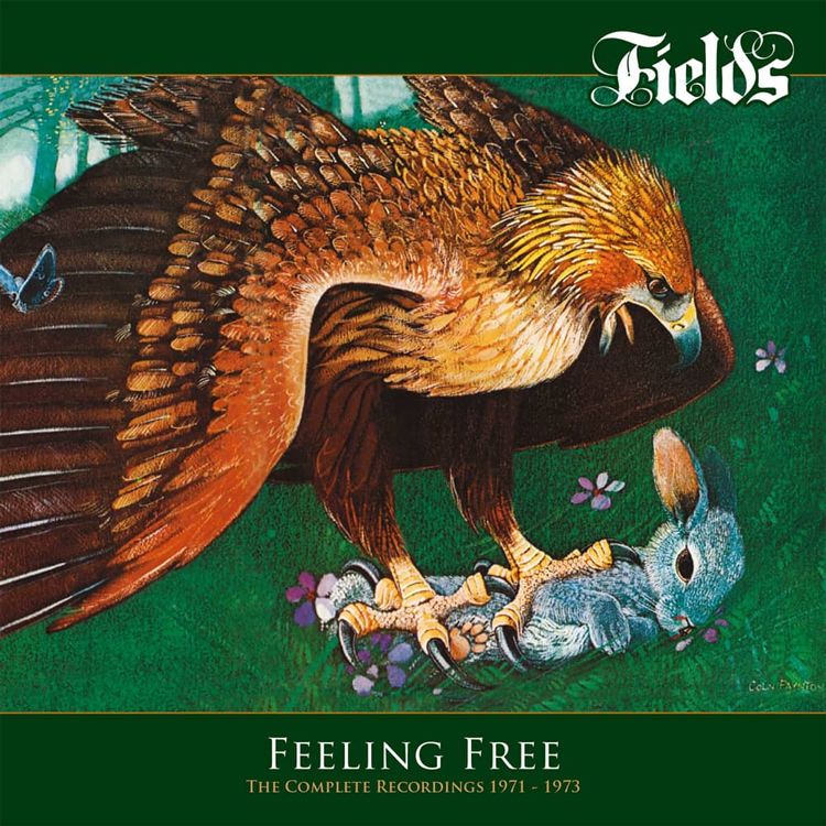 cover of the album Feeling free by progressive rock band Fields