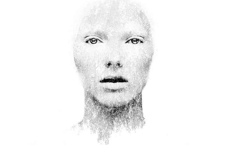 Forrest Fang Warszawa cover artwork. An illustration of a human face.