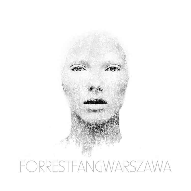 Forrest Fang Warszawa cover artwork. An illustration of a human face.