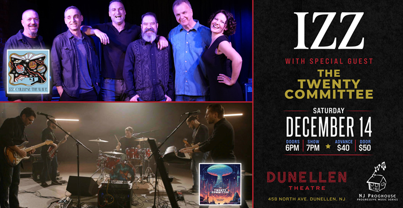 IZZ and The Twenty Committee Live at Dunellen Theatre poster