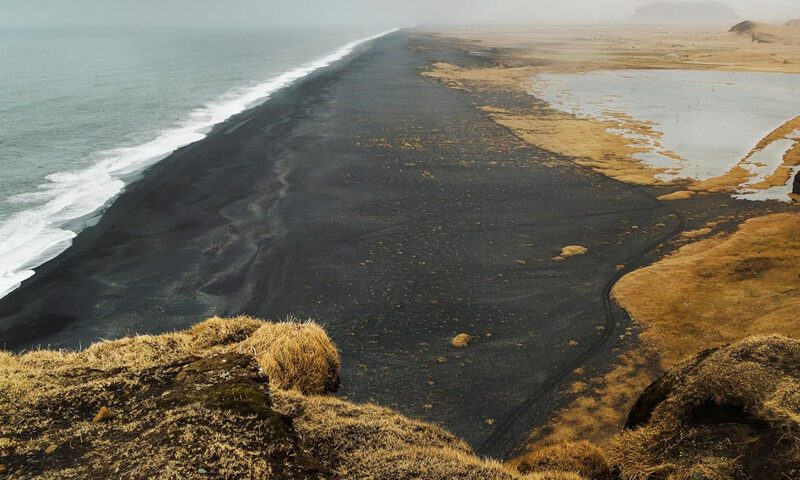 Jan Gunnar Hoff Group – Voyage cover artwork. A coastal landscape photo.