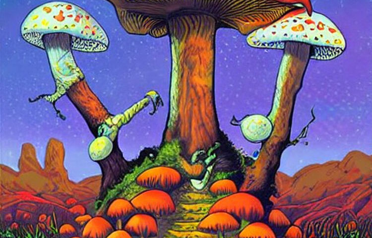 Jay Tausig - The Return to Mushroom Hill artwork