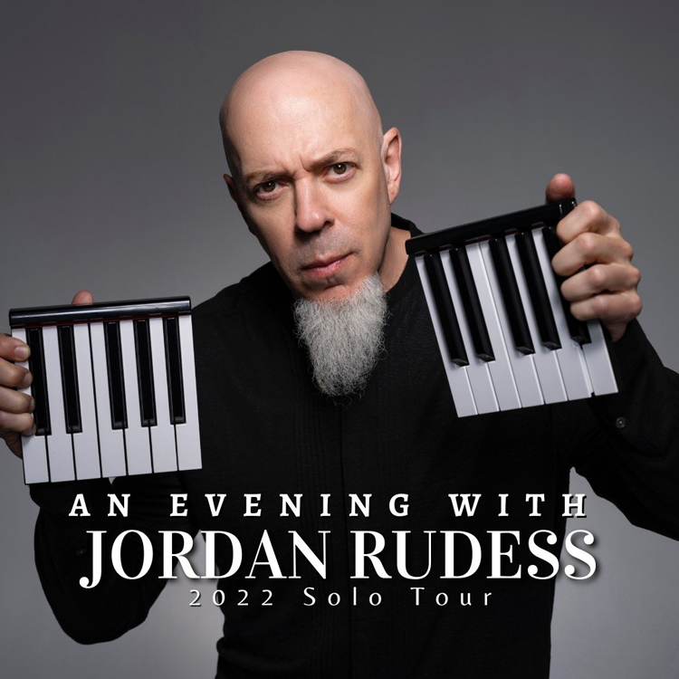 Jordan Rudess – 2022 Summer Solo Tour poster - Photo by Rayon Richards