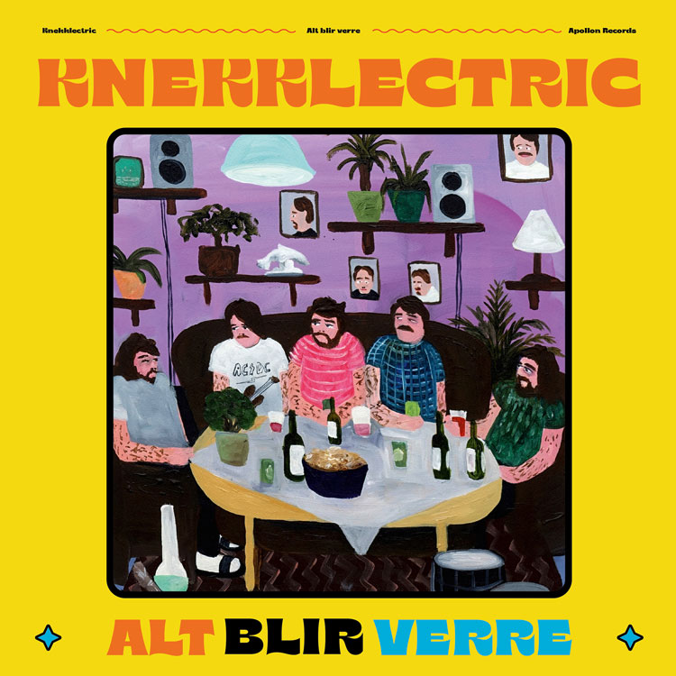 cover of the album Alt blir verre by Knekklectric