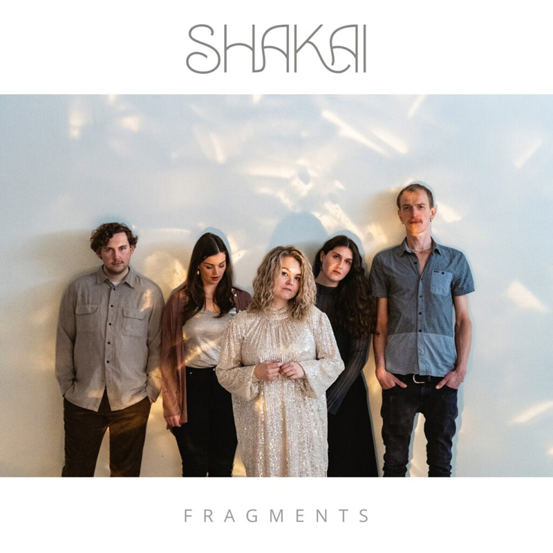 Shakai - Fragments cover artwork. A photo of the band.