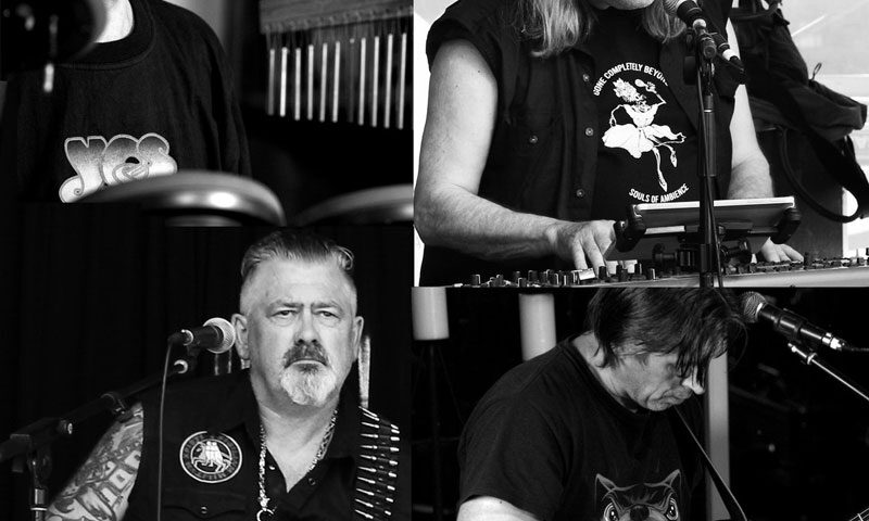 Souls of Ambience photos. A collage of four black and white photos of the musicians.