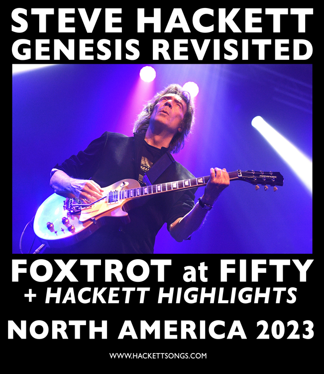 Steve Hackett - ‘Genesis Revisited: Foxtrot at Fifty + Hackett Highlights’ poster