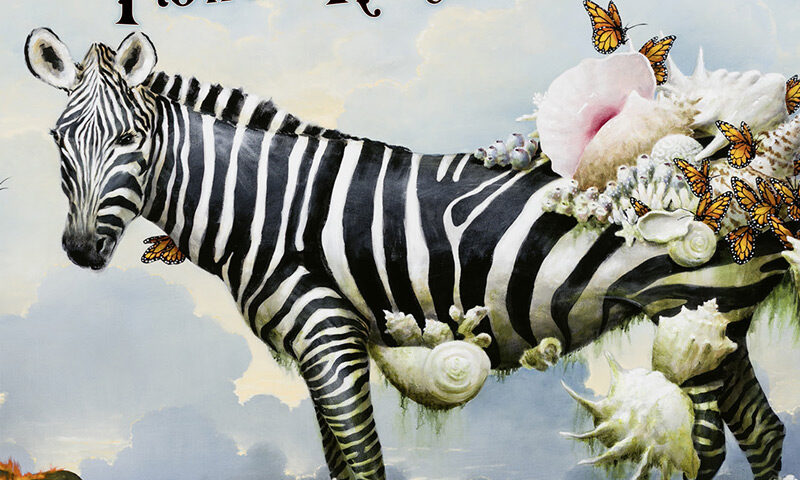 The Flower Kings – HOPE cover artwork. a surrealist image of a zebra.