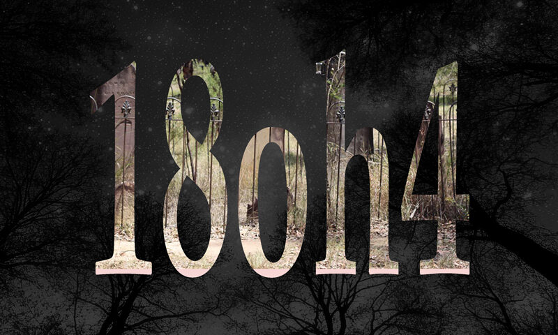 Solkyri and The Orphaned - “18oh4” single artwork. The title of the single and artist names over a black background.