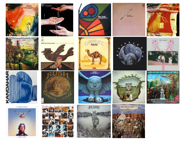 Tolkien related album covers